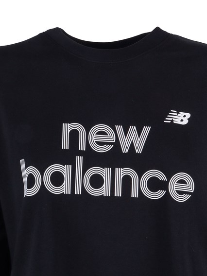 NEW BALANCE Jersey Graphic T-Shirt - BLACK
