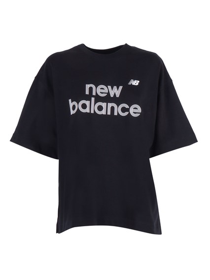 NEW BALANCE Jersey Graphic T-Shirt - BLACK