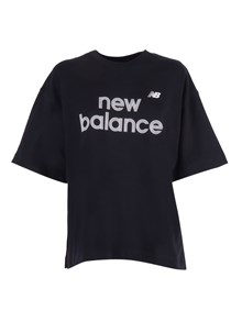 NEW BALANCE Jersey Graphic T-Shirt - BLACK