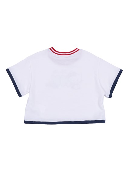 Monnalisa TOP AND SKIRT SET IN PIQU�