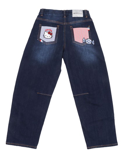 Monnalisa PATCHWORK STYLE DENIM JEANS