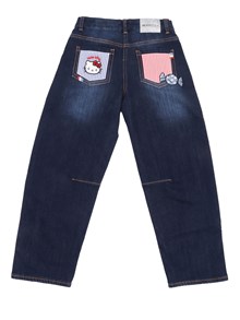 Monnalisa PATCHWORK STYLE DENIM JEANS