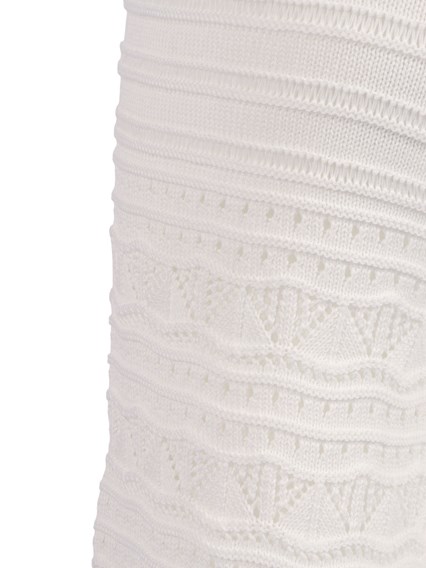Ermanno Scervino Kids HAND-CROCHET COTTON PANTS