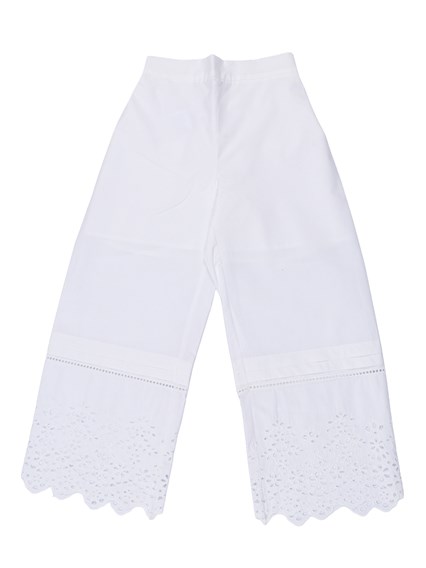 Ermanno Scervino Kids PANTALONI IN SANGALLO POP