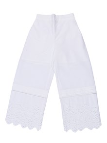 Ermanno Scervino Kids PANTALONI IN SANGALLO POP