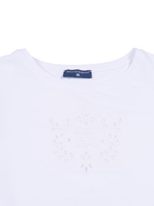 Ermanno Scervino Kids T-SHIRT CON NODO JERSEY D