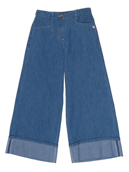 Ermanno Scervino Kids CHAMBRAY PANTS
