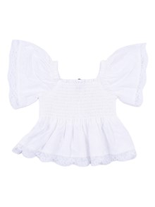 Ermanno Scervino Kids TOP AUSTIN MUSSOLA RICAMO