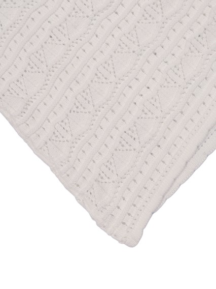 Ermanno Scervino Kids TOP CROCHET COTTON CROCHE