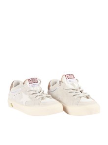 Golden Goose MAY SUEDE UPPER TOE AND HEEL NYLON VAMP AND TONGUE LEATHER STAR