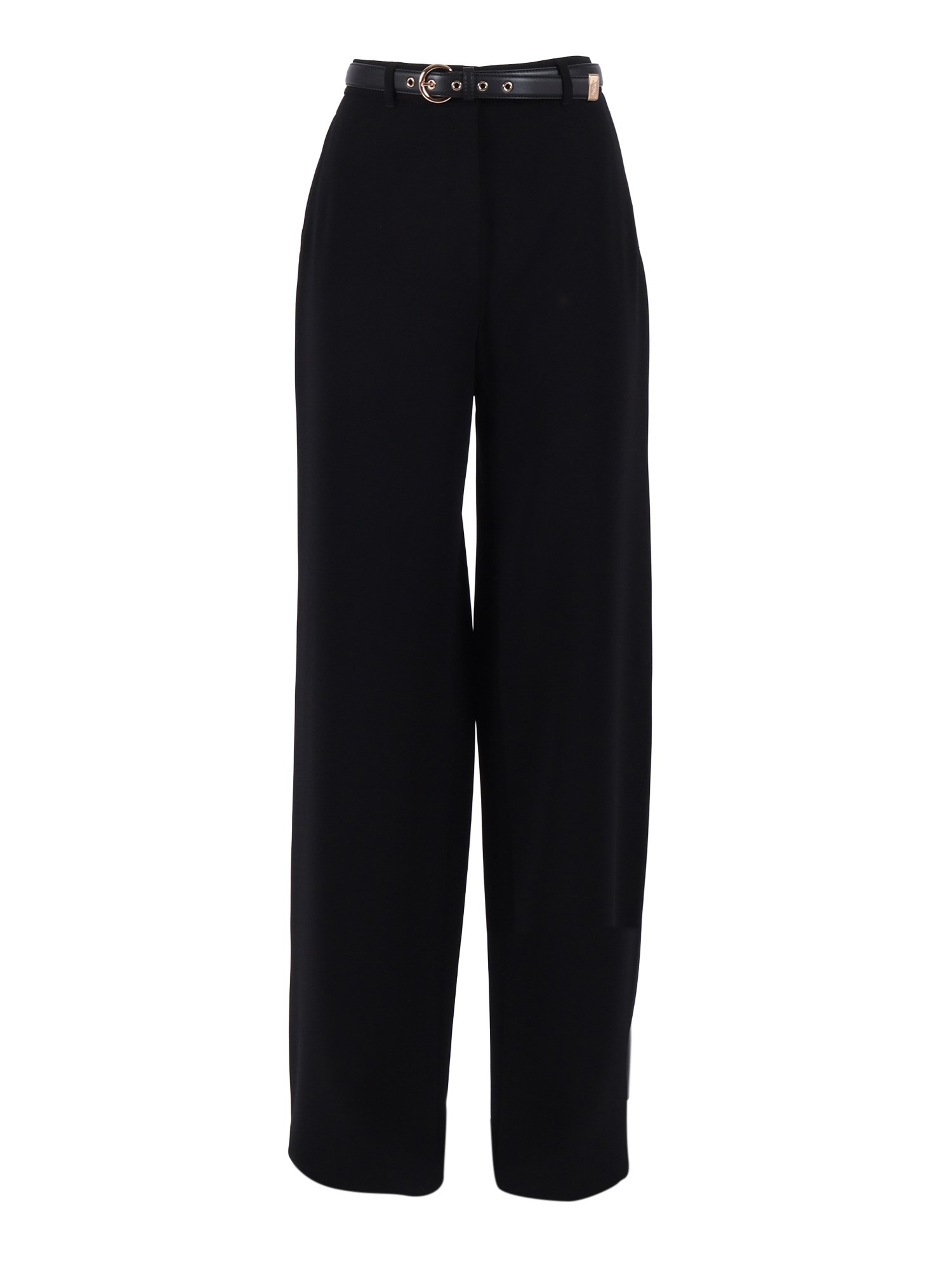 Max Mara Studio Pantalone Lungo Amico In Black
