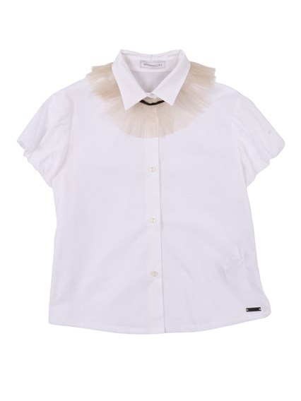 Monnalisa CAMICIA POPELINE STRETCH