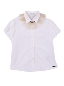 Monnalisa CAMICIA POPELINE STRETCH