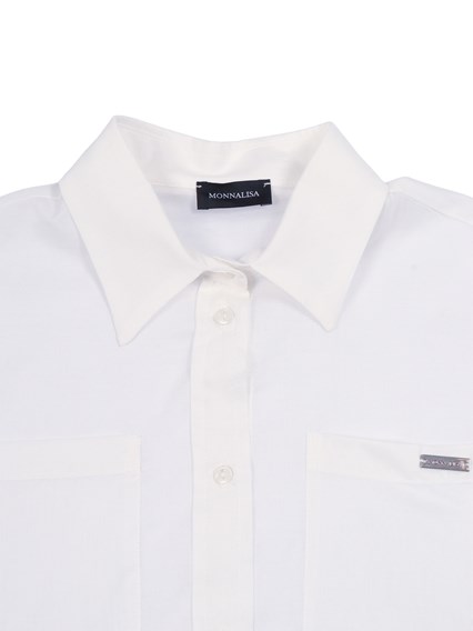 Monnalisa CAMICIA MUSSOLA COTONE/TE