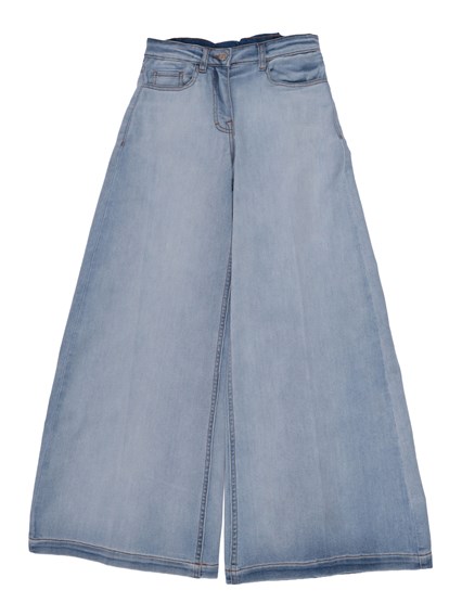 Monnalisa BIG BOW DENIM JEANS