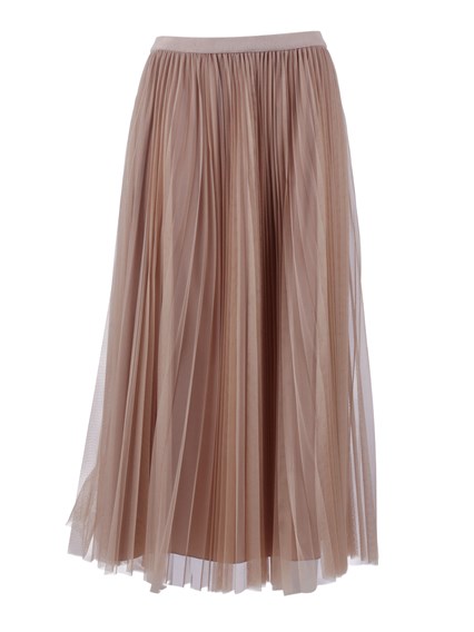 FABIANA FILIPPI PLEATED TULLE WIDE SKIRT