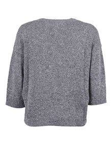 Kangra Cashmere Sequined sweater with elbow-length sleeves