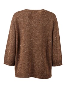 Kangra Cashmere Sequined sweater with elbow-length sleeves