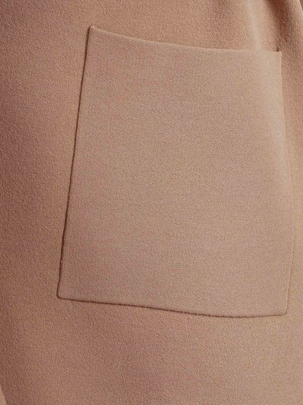 Kangra Cashmere Two-tone duster coat with belt