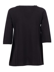 Kangra Cashmere Seamless plain-knit crew neck with an A-line silhouette