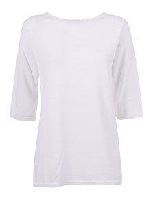 Kangra Cashmere Seamless plain-knit crew neck with an A-line silhouette
