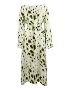 Le Sarte Pettegole Green  Patterned Dress