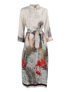 Le Sarte Pettegole Dark green Patterned Dress