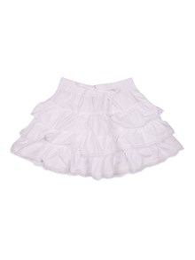 Ermanno Scervino Kids Daily poplin tiered skirt