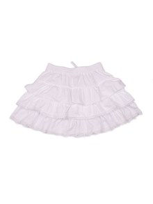 Ermanno Scervino Kids Daily poplin tiered skirt