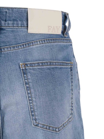 Fay PANTALONE 5 TASCHE FLARE DENIM