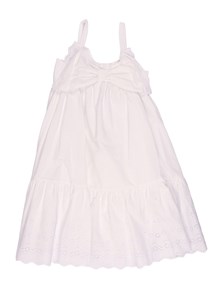 Monnalisa Stretch poplin butterfly dress