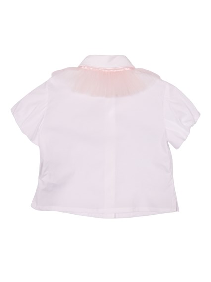 Monnalisa Stretch poplin shirt