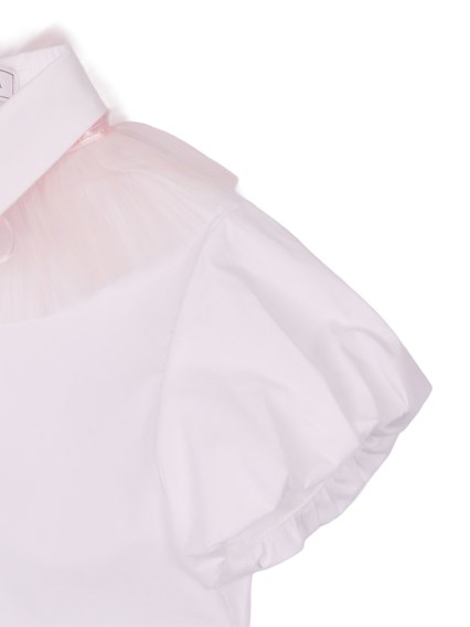 Monnalisa Stretch poplin shirt