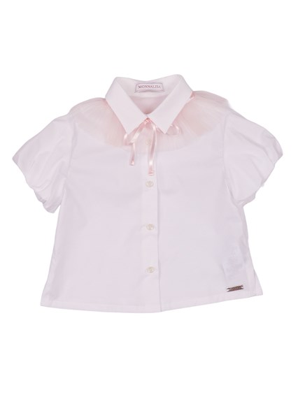 Monnalisa Stretch poplin shirt
