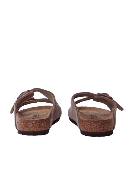 BIRKENSTOCK Arizona Kids taupe, Suede Leather