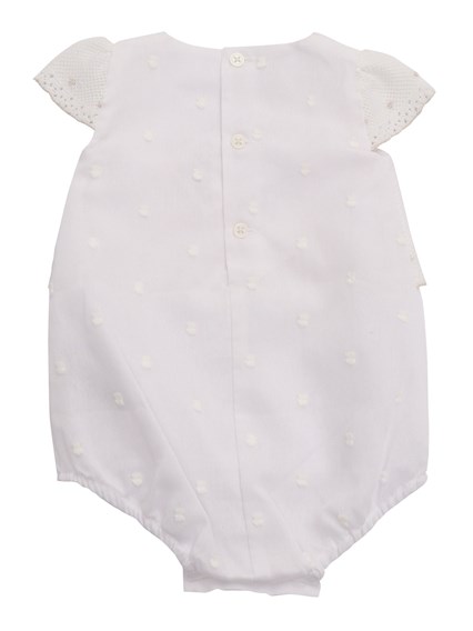 Paz Rodriguez KNIT NEWBORN ROMPER "LINO"
