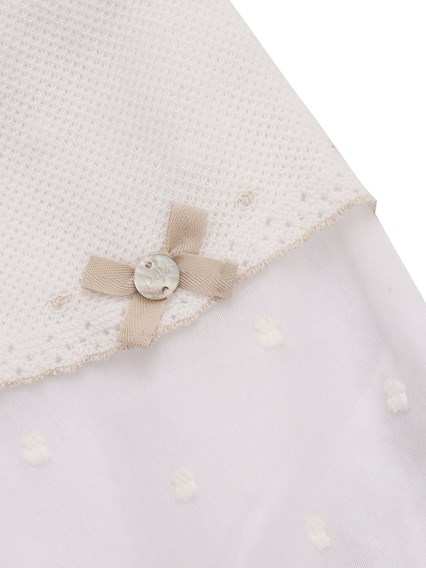 Paz Rodriguez KNIT NEWBORN ROMPER "LINO"
