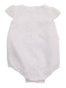 Paz Rodriguez KNIT NEWBORN ROMPER "LINO"