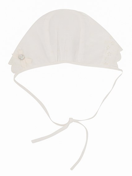 Paz Rodriguez WOVEN NEWBORN BONNET "PAZ V25"