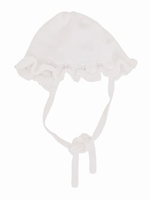 Paz Rodriguez KNIT NEWBORN BONNET "BICO"