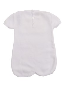 Paz Rodriguez KNIT NEWBORN ROMPER "LINO"