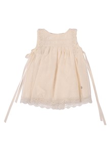 Paz Rodriguez WOVEN NEWBORN DRESS "ESENCIAL"