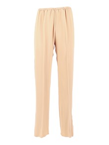 FORTE FORTE pantalone elastico regular matte envers satin
