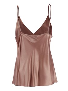 FORTE FORTE sliptop raso seta stretch shiny
