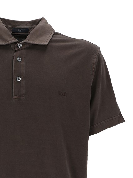 Fay POLO FAY JERSEY FROSTED EMBROIDERY