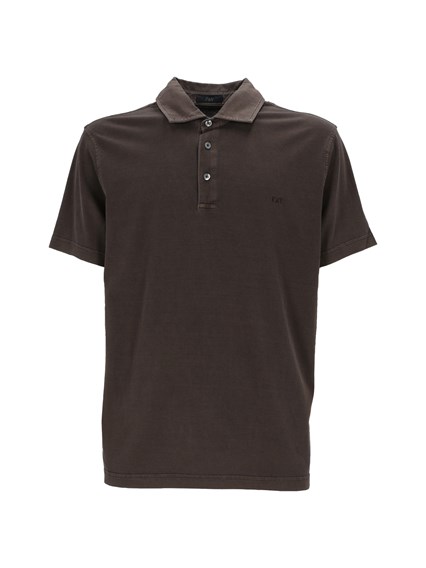Fay POLO FAY JERSEY FROSTED EMBROIDERY
