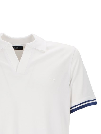 Fay POLO SENZA BT. PIQUET STR. STRIPES