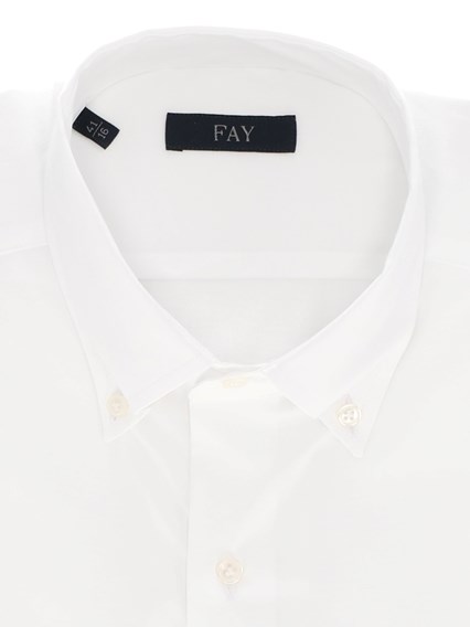 Fay STRETCH B.DOWN SHIRT