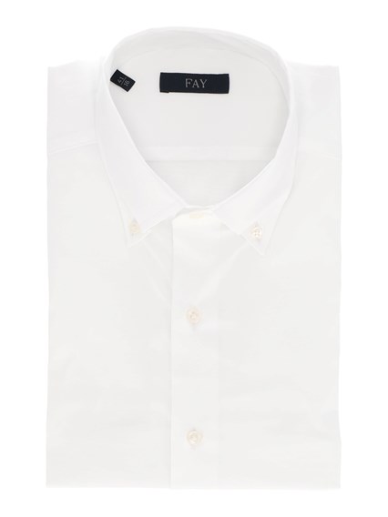Fay STRETCH B.DOWN SHIRT