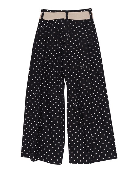 Monnalisa Polka-dot poplin pants